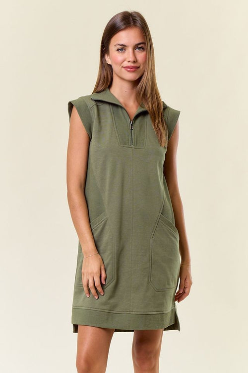 Olive Fit Dress