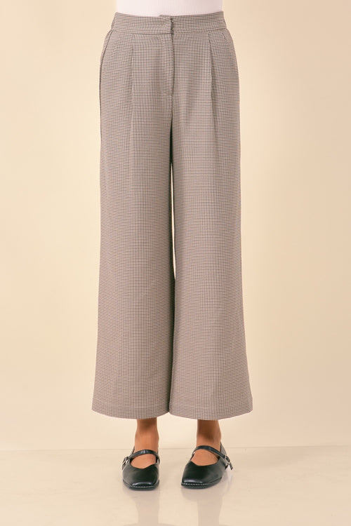 Tan Plaid Pant