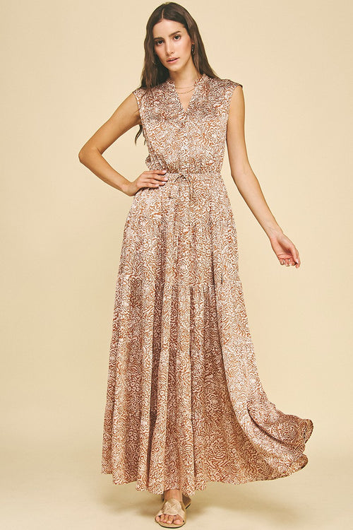 Camel Maxi Dress