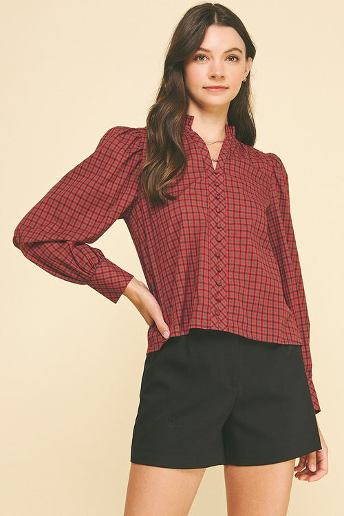 Tartan Plaid Top